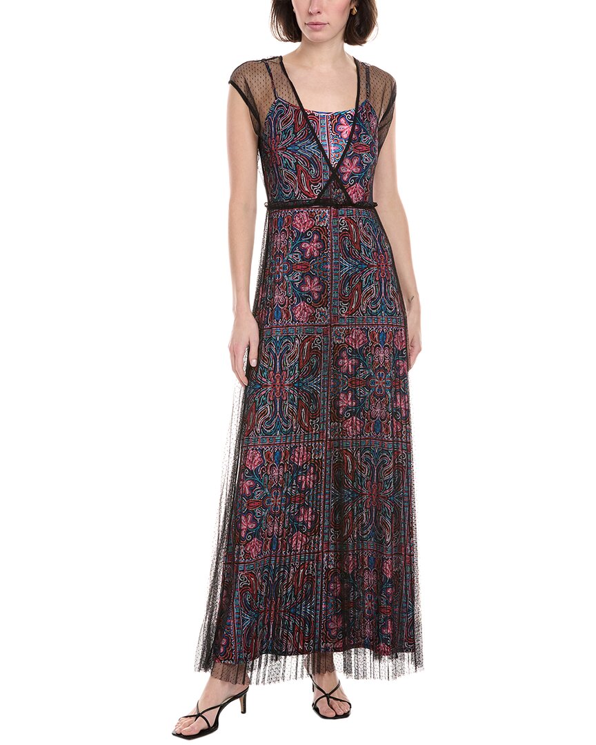Johnny Was Justina Pleated Maxi Dress