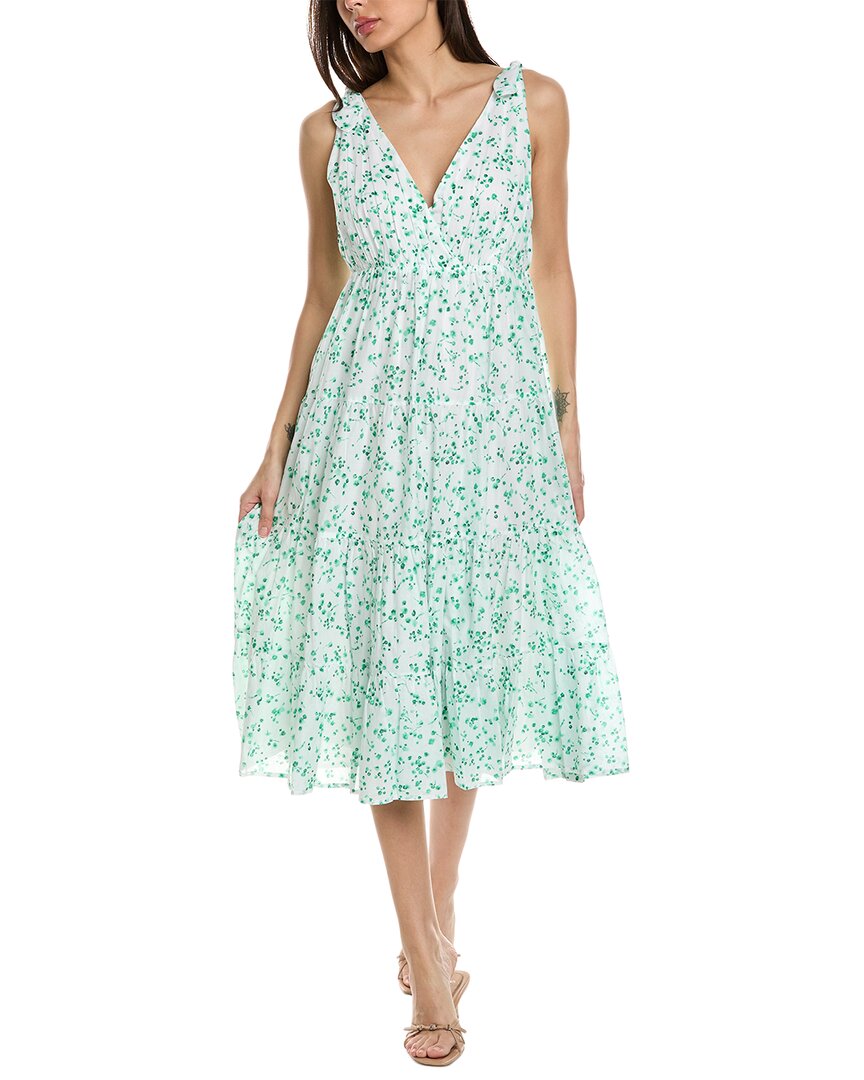 Shop Merlette Flor A-line Dress In Green