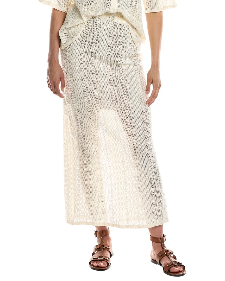 Shop Luxe Always Maxi Skirt In White