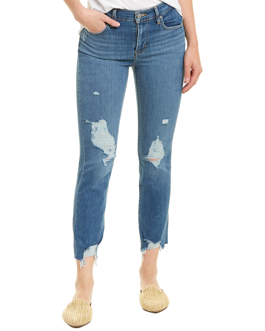 levi's 724 high rise straight crop