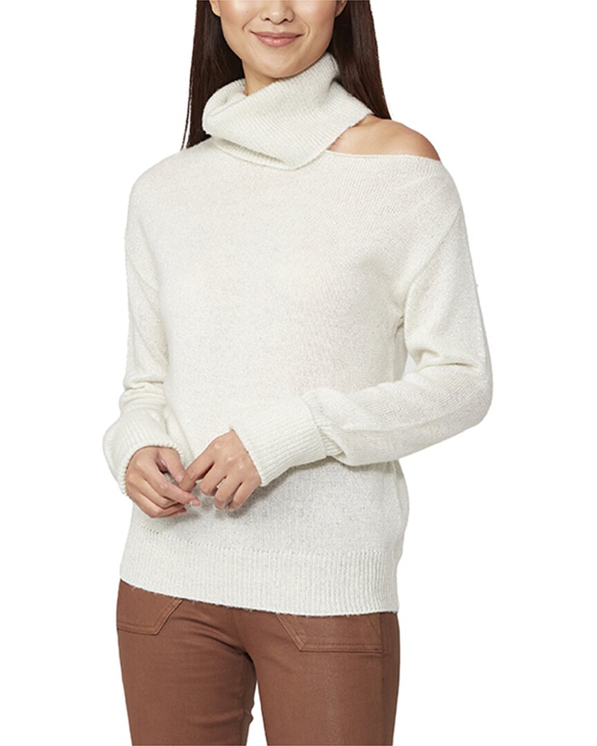 Paige Raundi Wool-blend Sweater In White