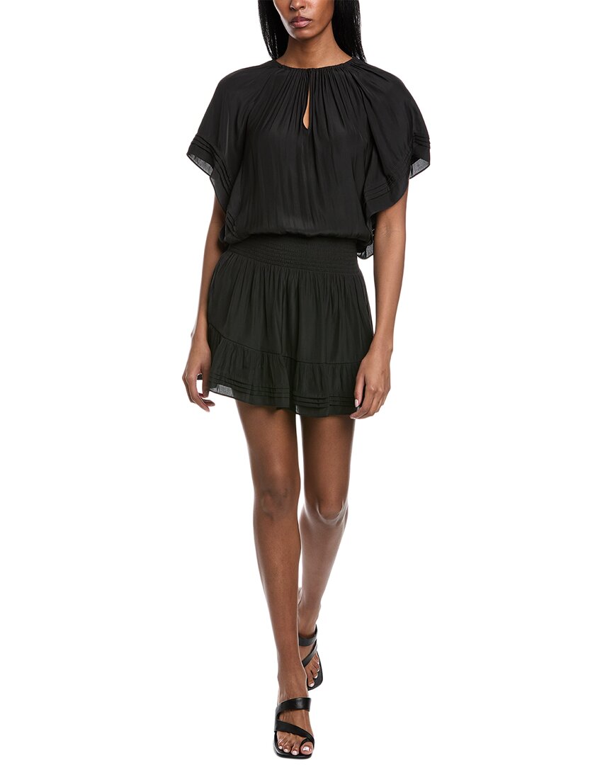 Shop Ramy Brook Ryland Mini Dress In Black