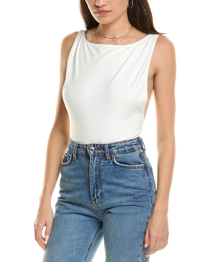 Free People X Revolve Raven Bodysuit In White