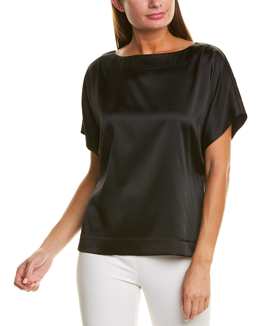 Image of St. John Kimono Silk-Blend Tunic