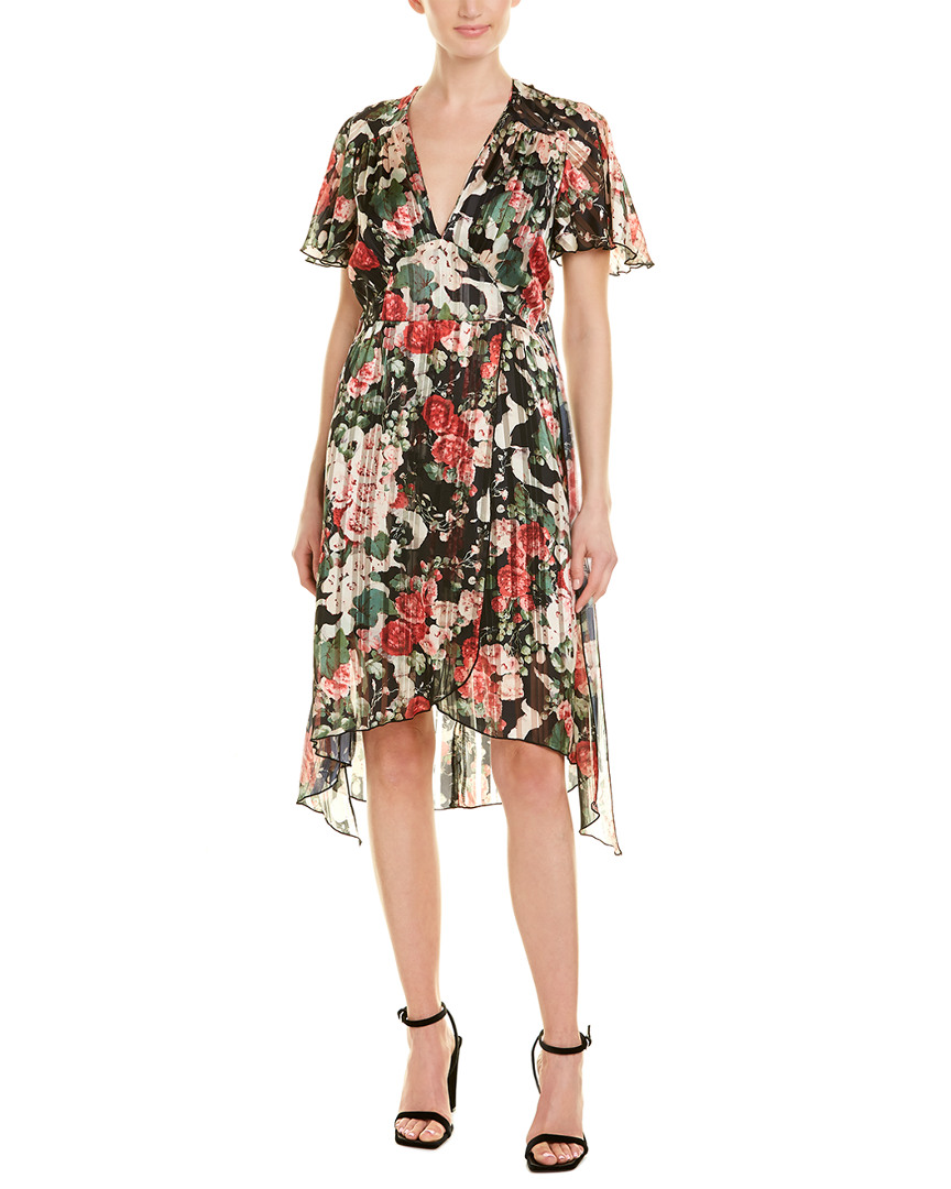 Image of Anna Sui Rose Garland A-Line Dress