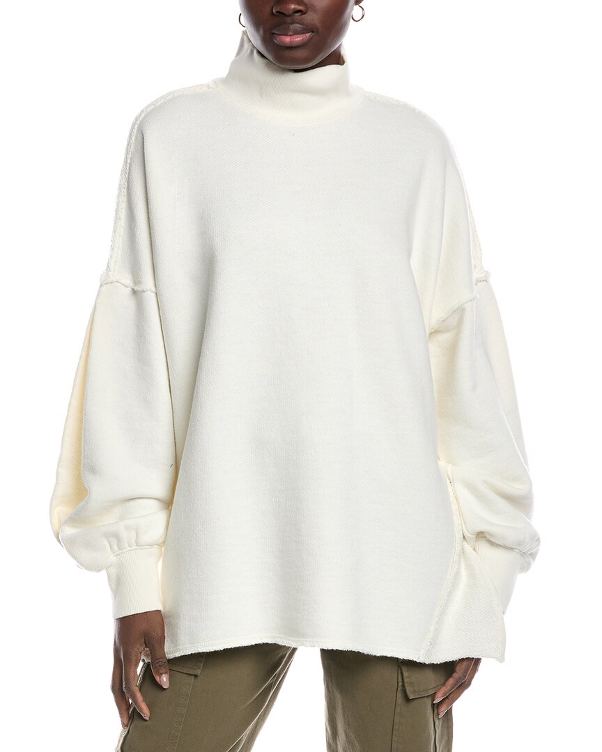 Free People Wonderful Pullover Sweater In Coconut Milk In White