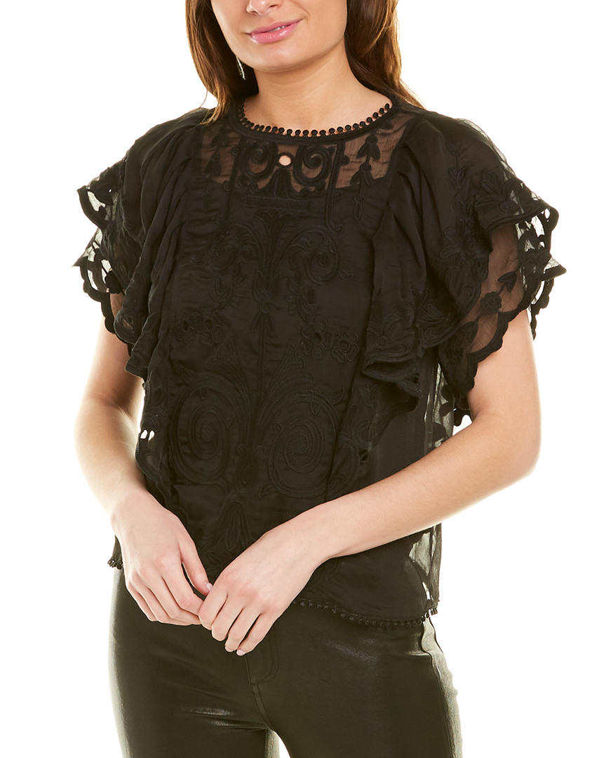 Image of Stellah Embroidered Top