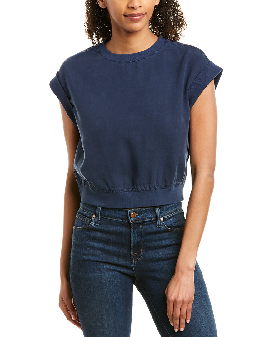 Image of Bella Dahl Ribbed Trim Top