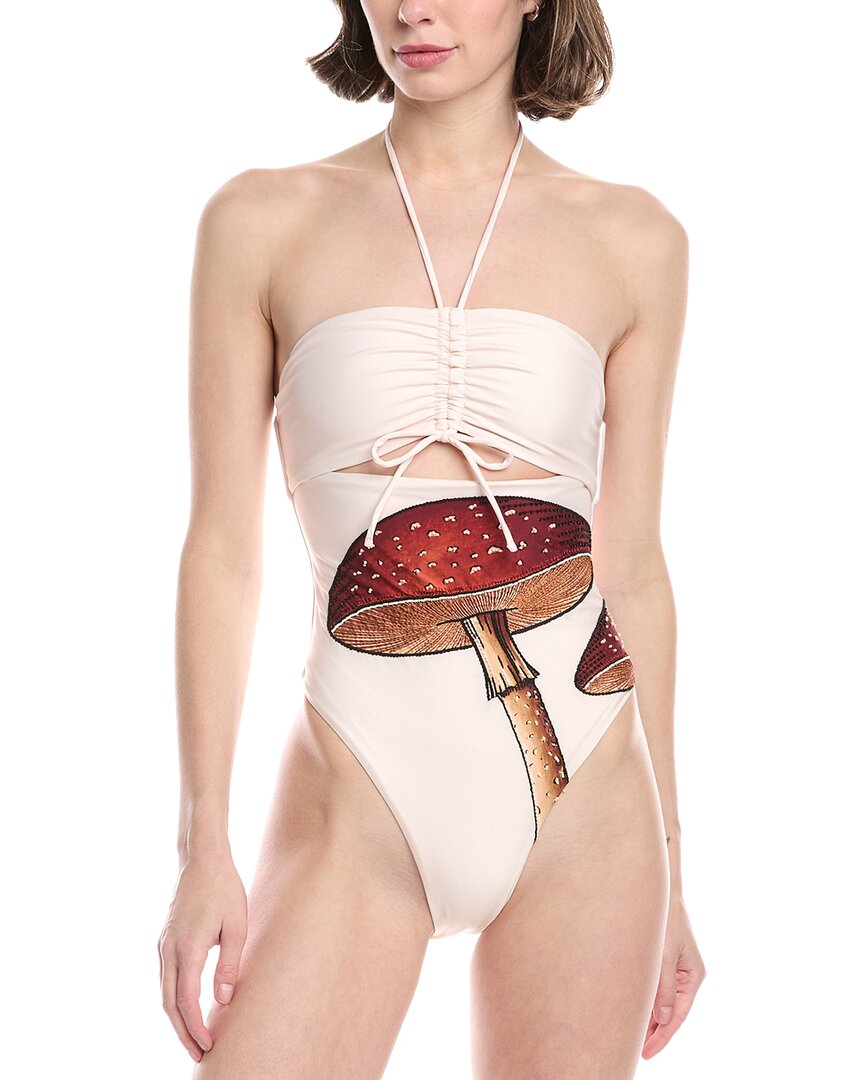 Shop Agua By Agua Bendita Setas One-piece In Pink