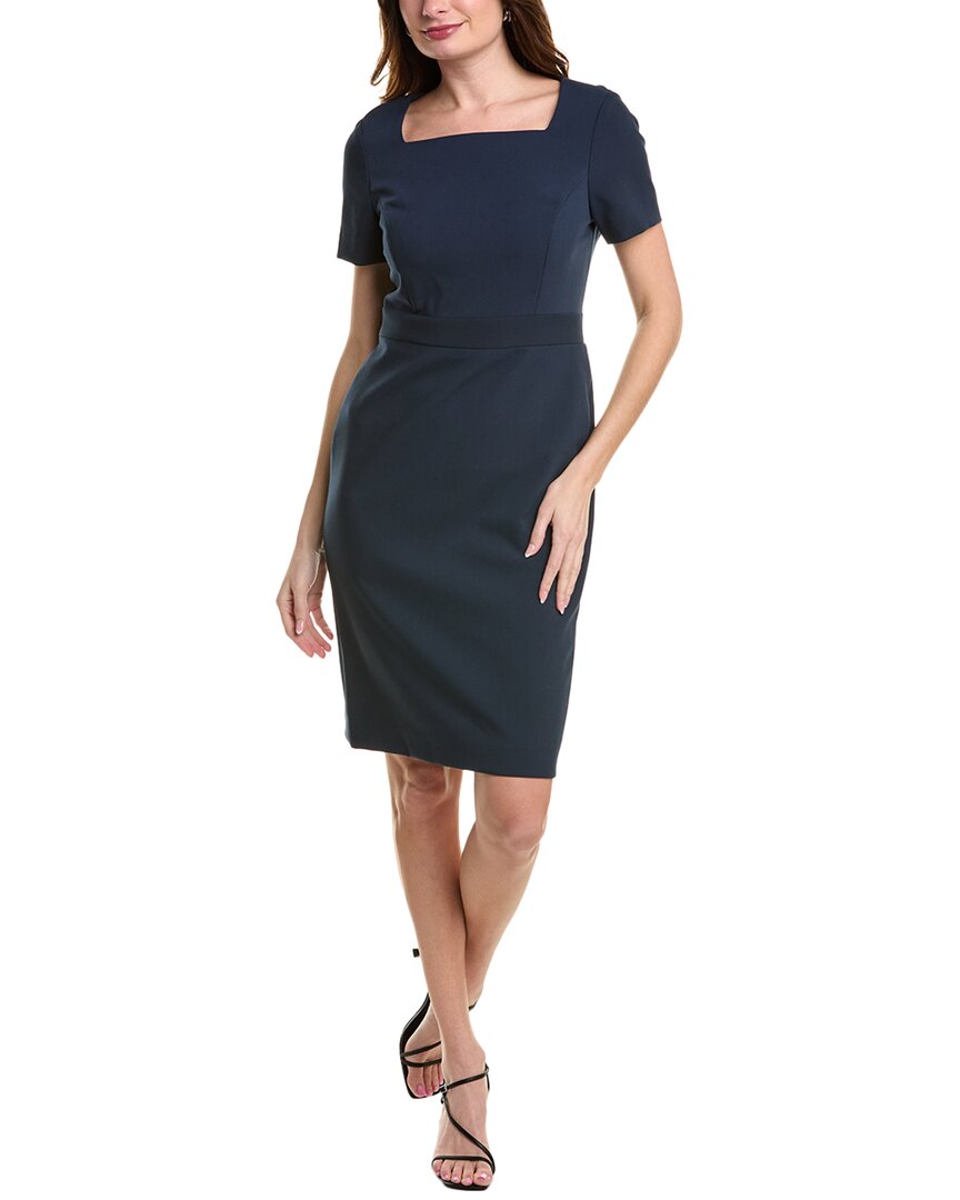 BROOKS BROTHERS BROOKS BROTHERS SQUARE NECK DRESS