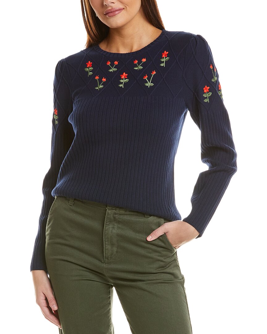 Shop Cece Embroidered Sweater