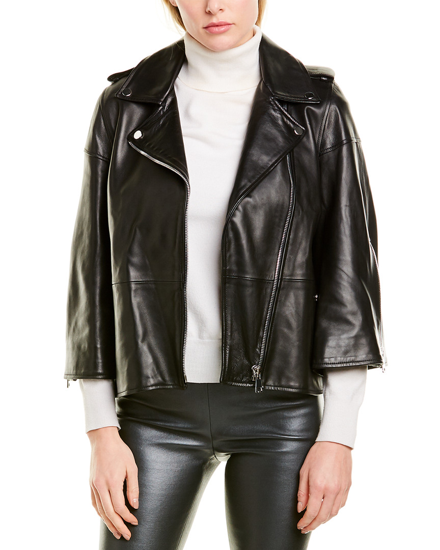 Max & Moi Leather Jacket Women's Black 42 3761756771138 | eBay