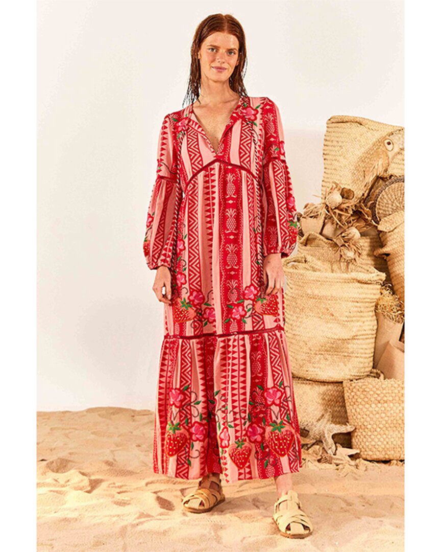 Shop Farm Rio Pineapple Jacquard Dress