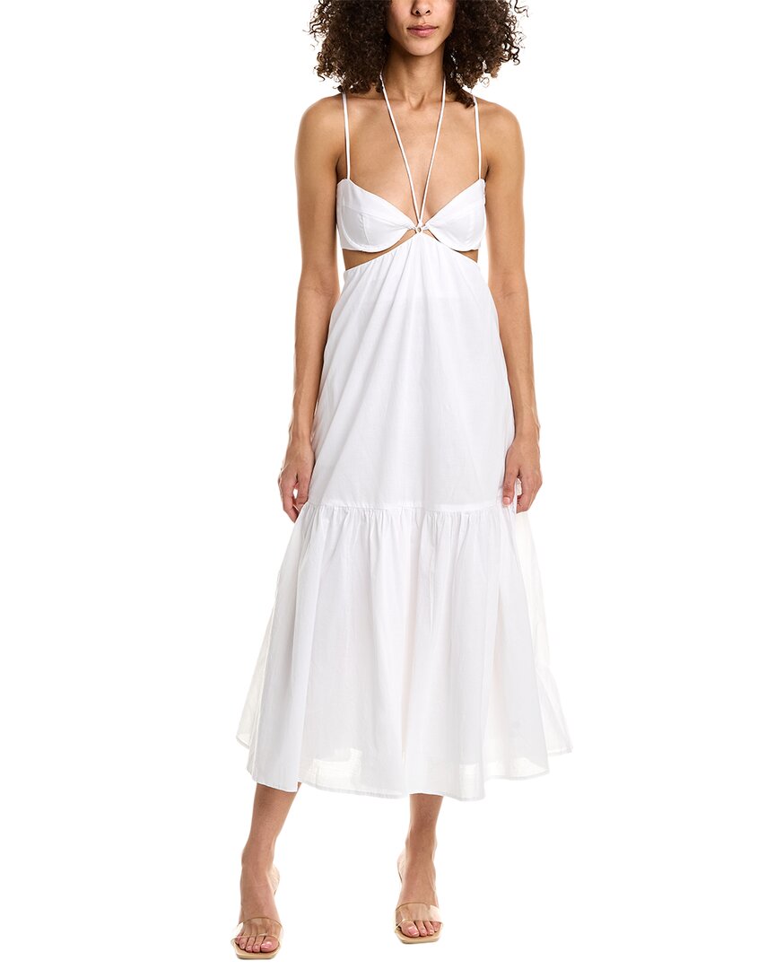 Bardot Willow Midi Dress In White