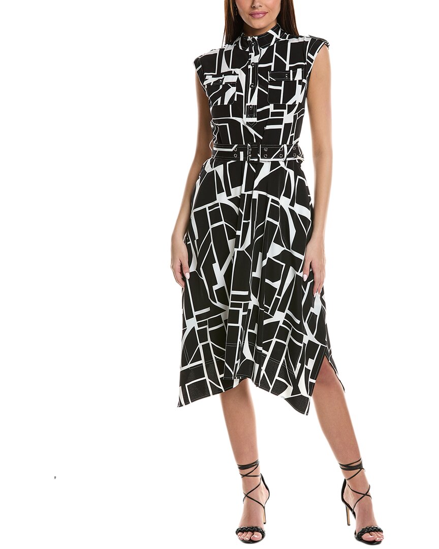 Karl Lagerfeld Belted Midi Dress