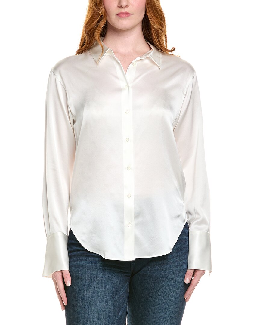 FRAME FRAME DENIM THE STANDARD SILK-BLEND SHIRT