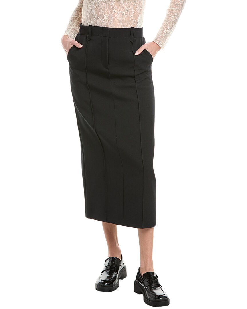 Simkhai Odell Midi Pencil Skirt In Black