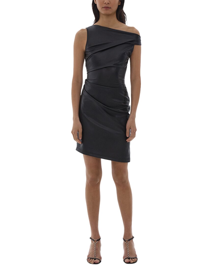 Shop Helmut Lang Asymmetrical Dress