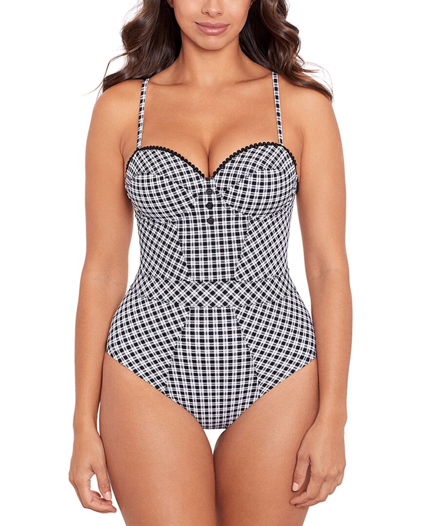 Skinny Dippers Chick Lit Busta Move One-piece In Multi