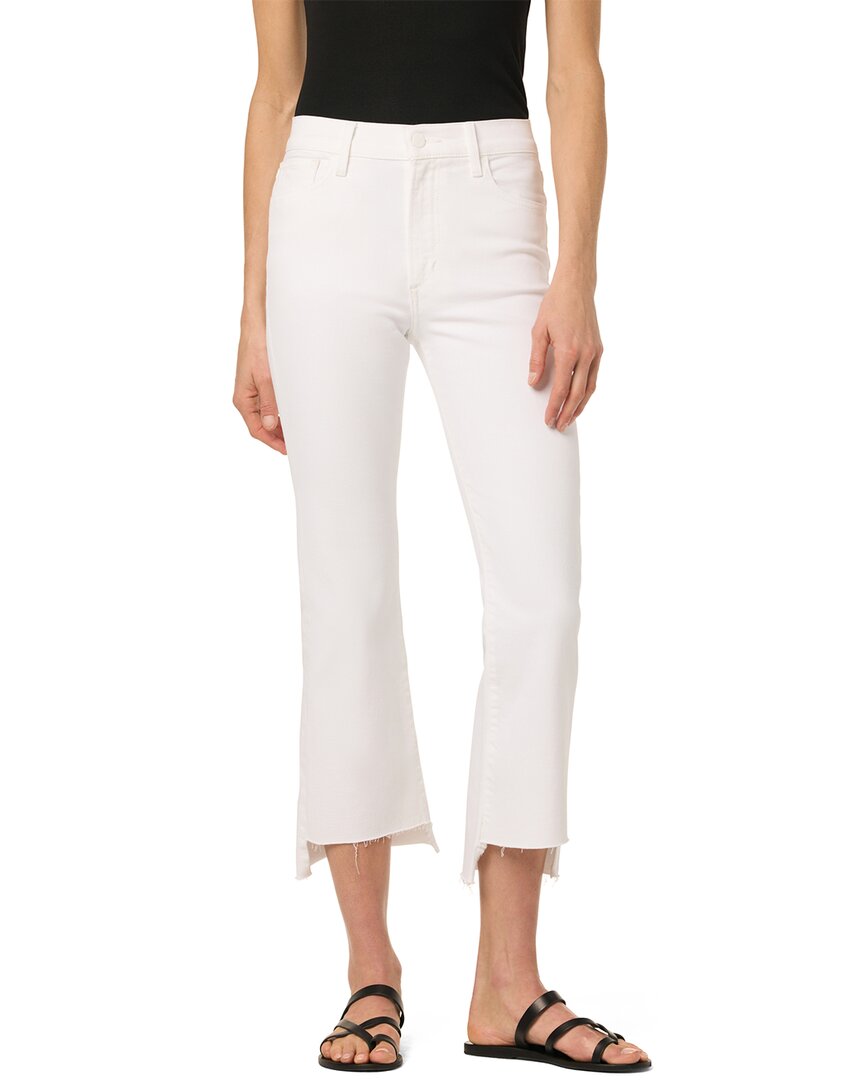JOE'S JEANS JOE'S JEANS HIGH RISE CROP BOOTCUT & STEP HEM WHITE JEAN