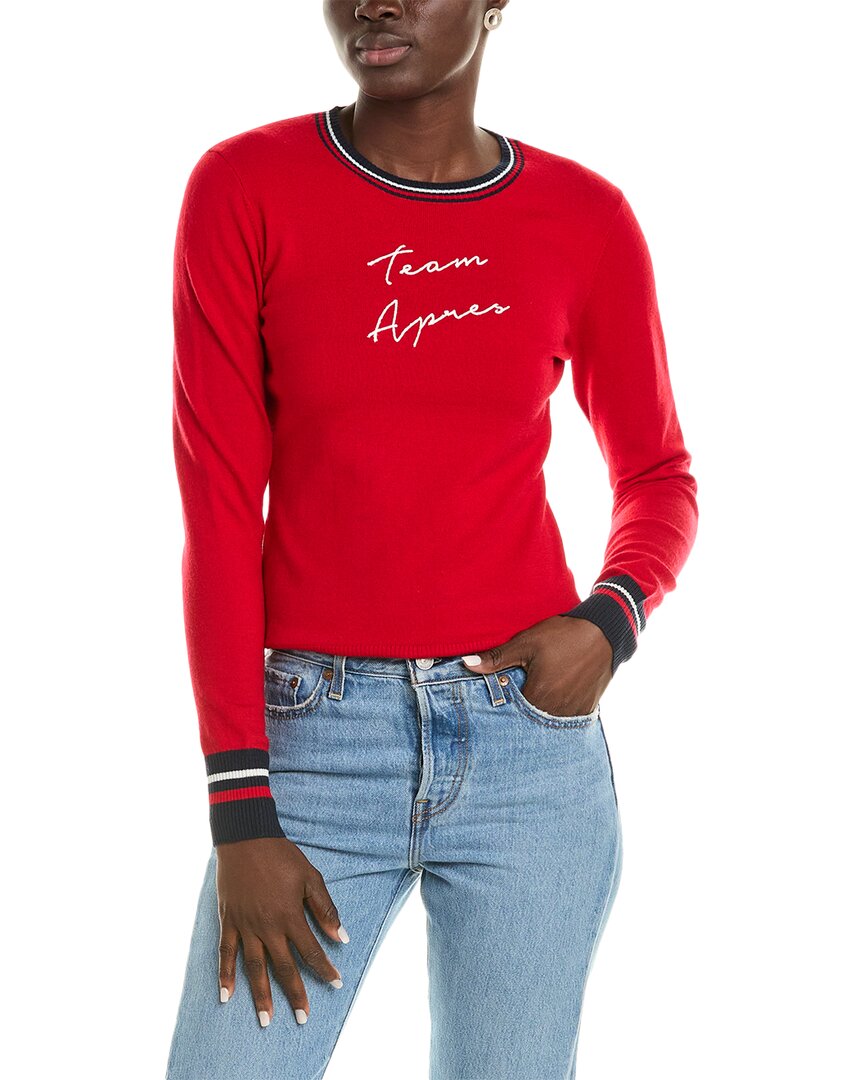 Meister X Fera Team Apres Wool-blend Sweater In Red