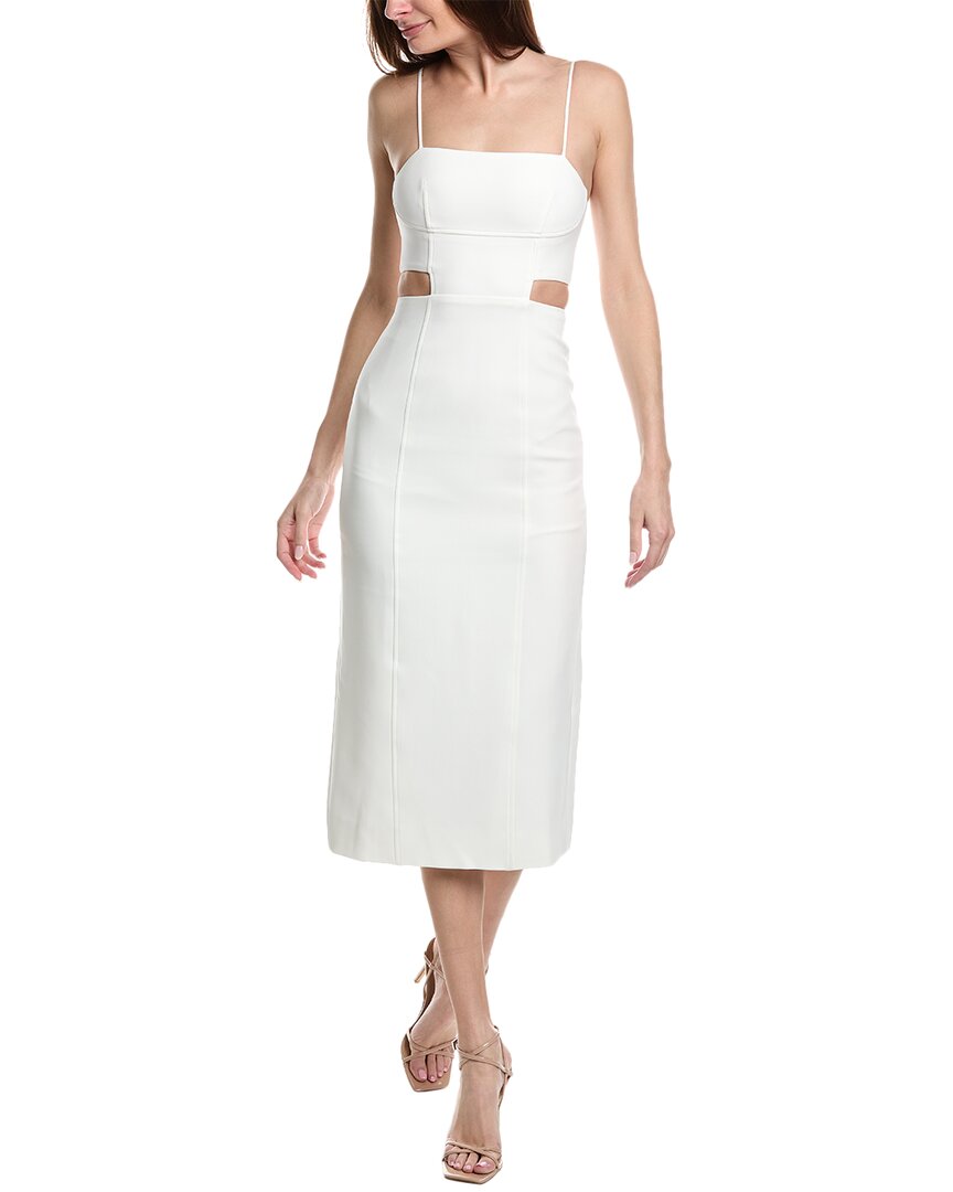 Shop A.l.c . Dalton Midi Dress In White