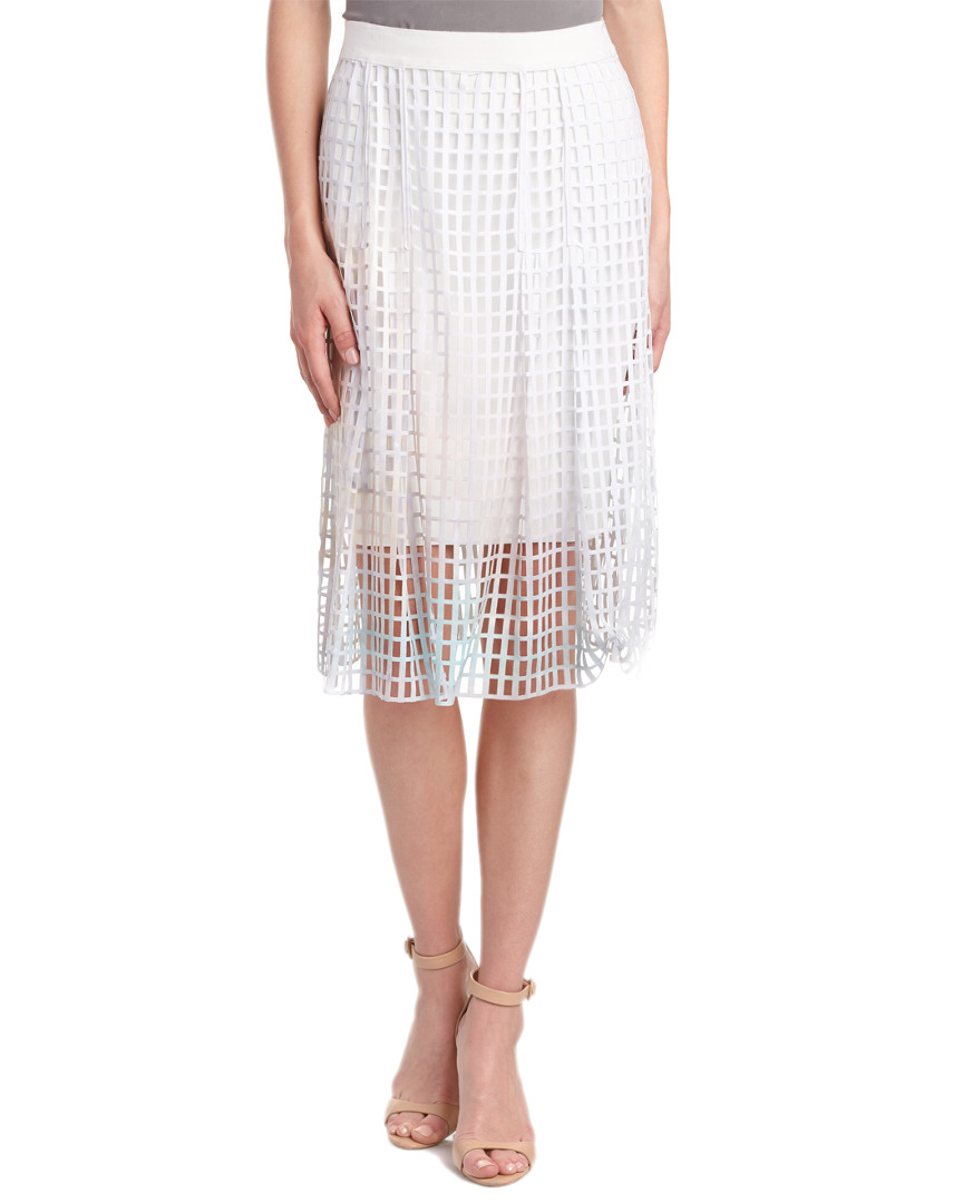 Image of Elie Tahari Midi Skirt