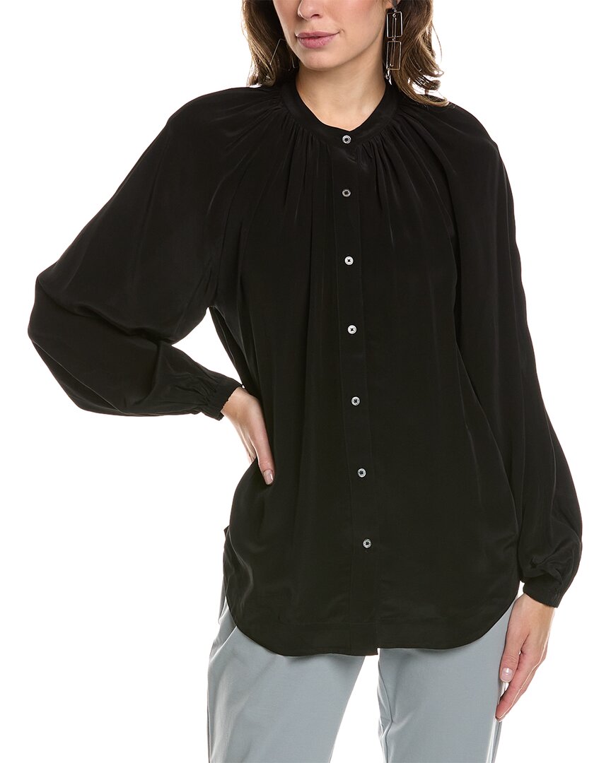 Shop Allsaints Hezzy Shirt In Black