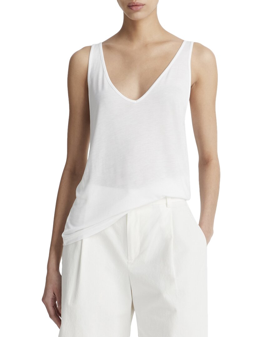 VINCE VINCE RELAXED V-NECK TANK