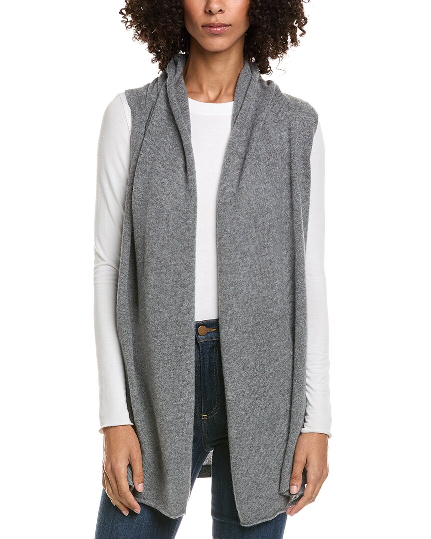 Incashmere Cashmere Vest In Gray