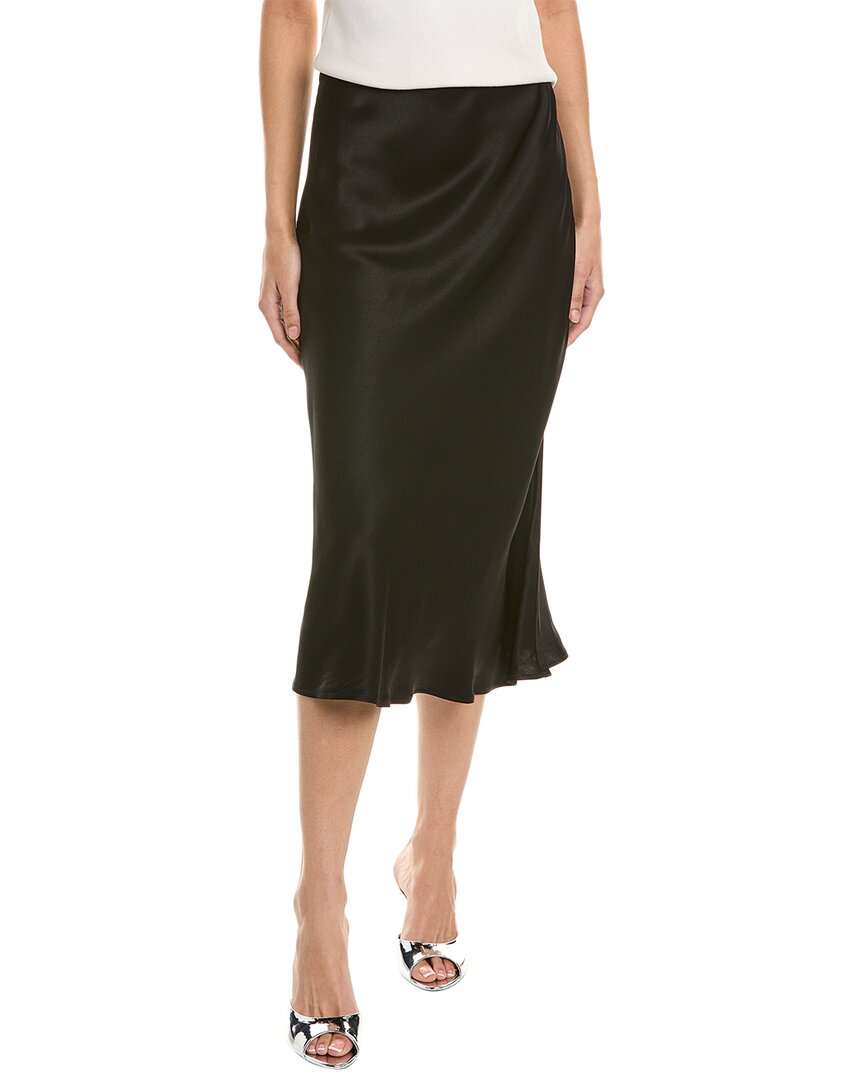 Shop Stella + Lorenzo Slip Skirt In Black