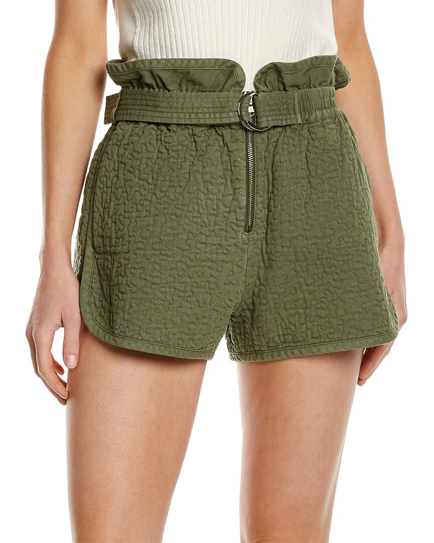 Shop Sea Ny Stan Sandwashed Quilt Short In Green