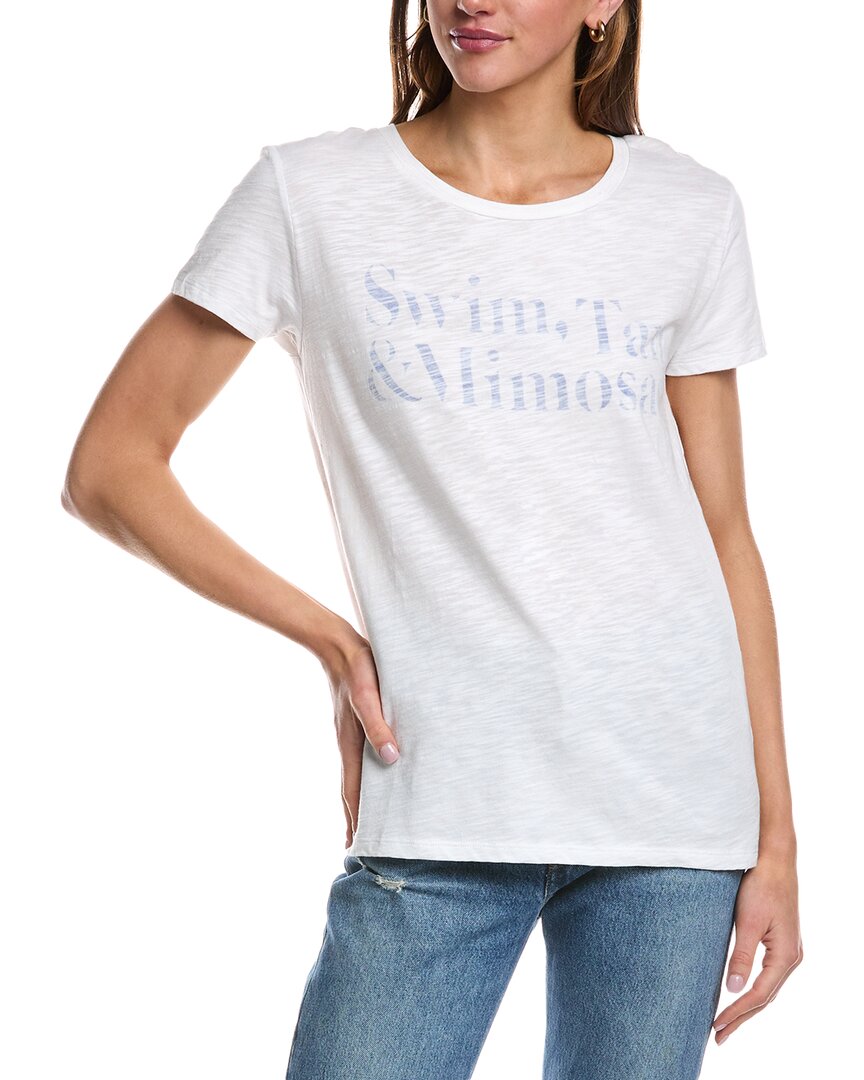 Chrldr Graphic T-shirt In White