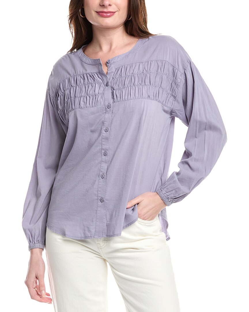 Splendid Katerina Blouse In Blue