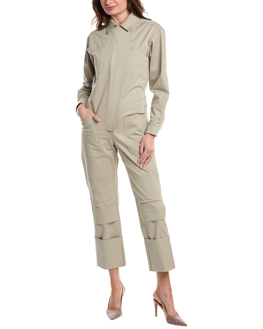 Max Mara Caraibi Jumpsuit In Beige
