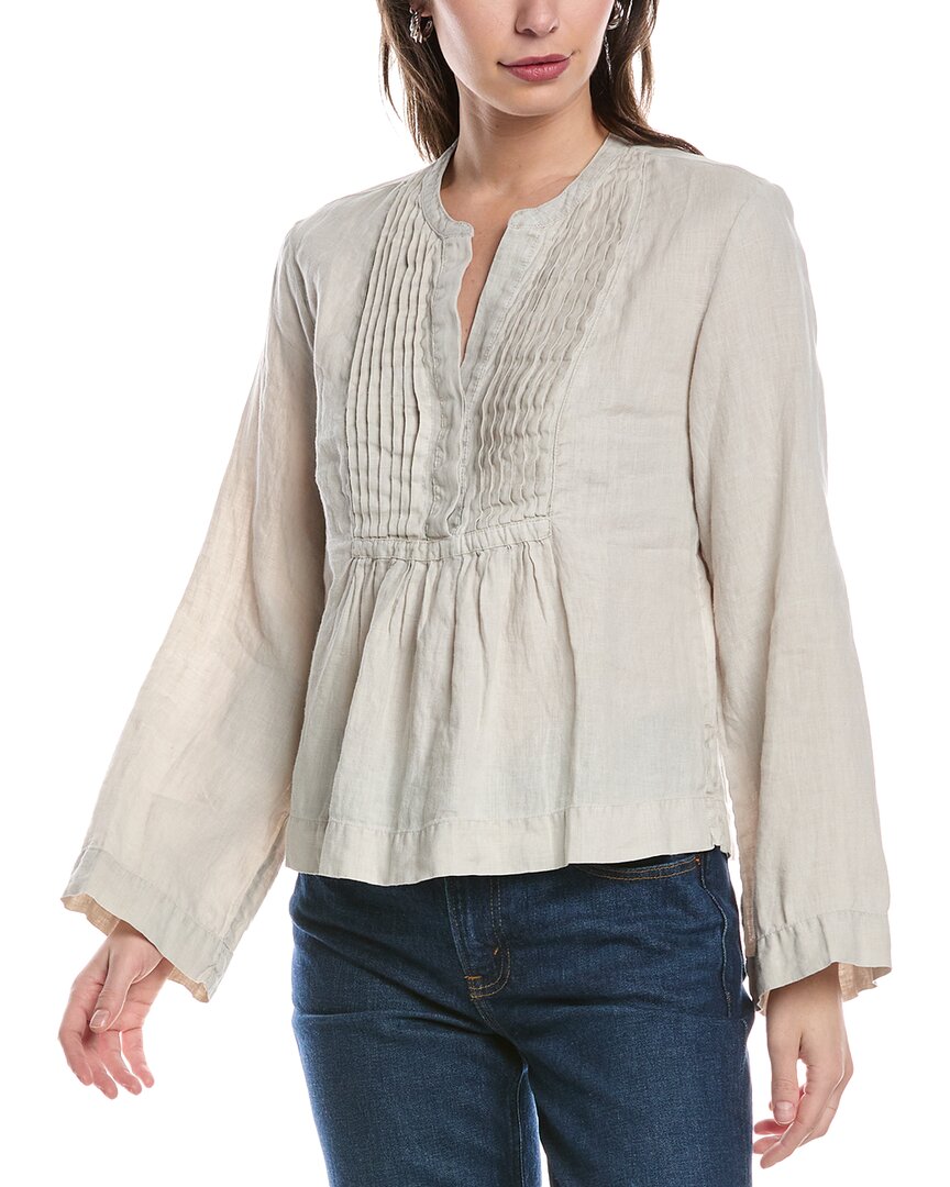 JAMES PERSE JAMES PERSE PINTUCK LINEN TOP 