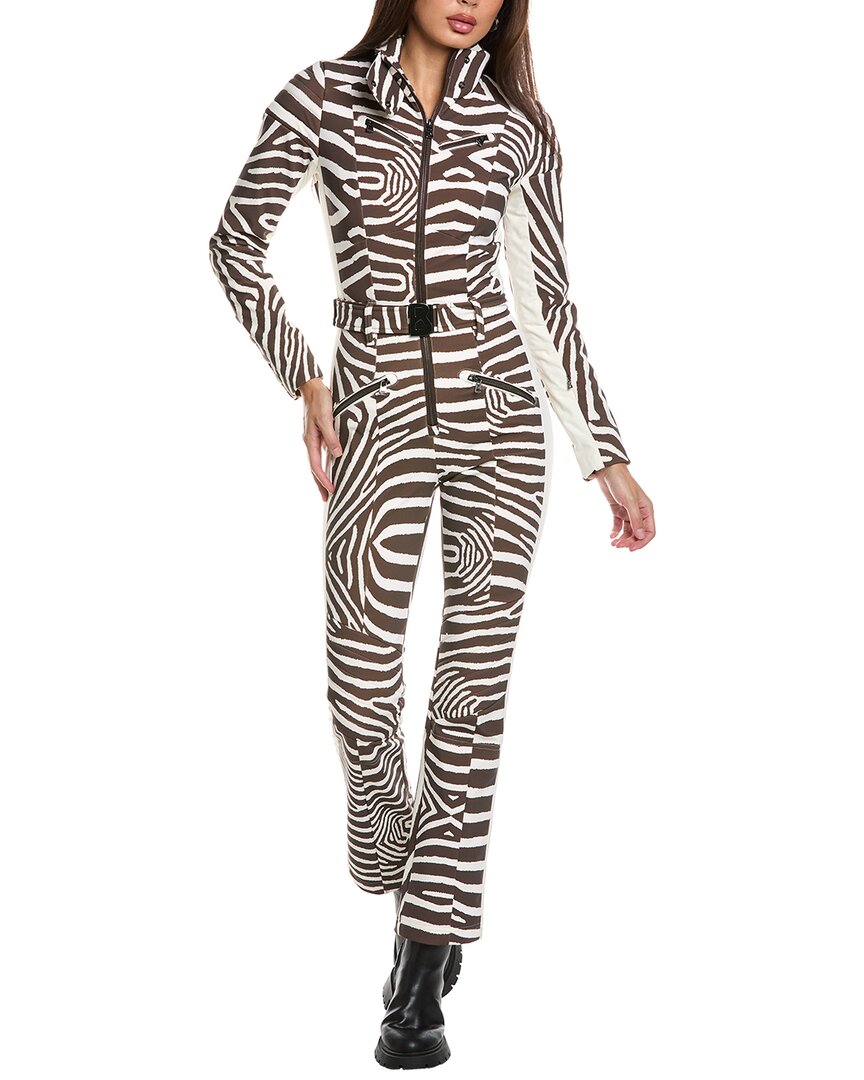 Bogner Misha Printed Ski Suit In Brown