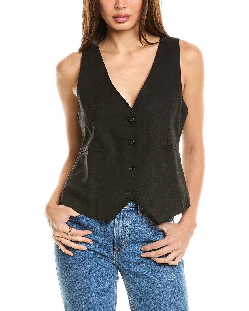 Seraphina Vest In Black