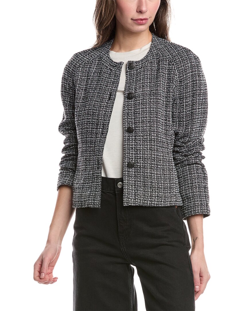Rag & Bone Marisa Tweed Jacket In Black