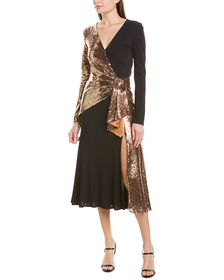Image of PRABAL GURUNG Sequin Silk-Lined Midi Dress
