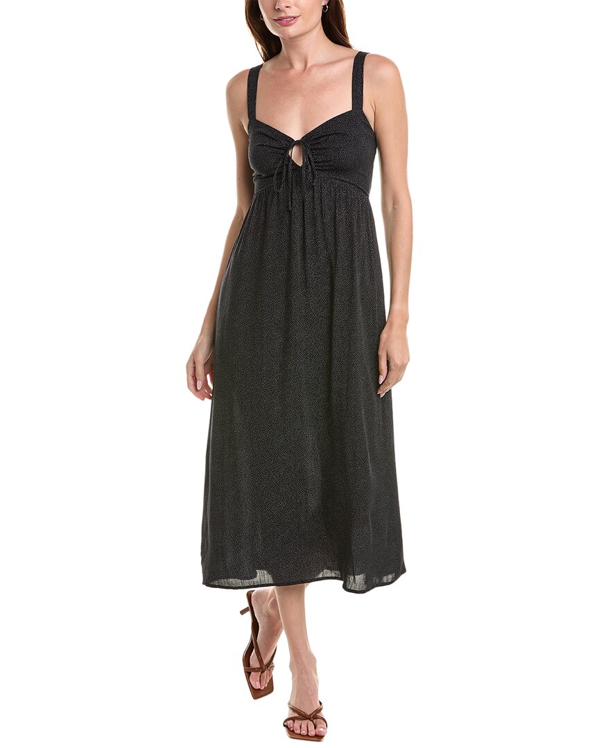 Shop Saltwater Luxe Linen-blend Midi Dress