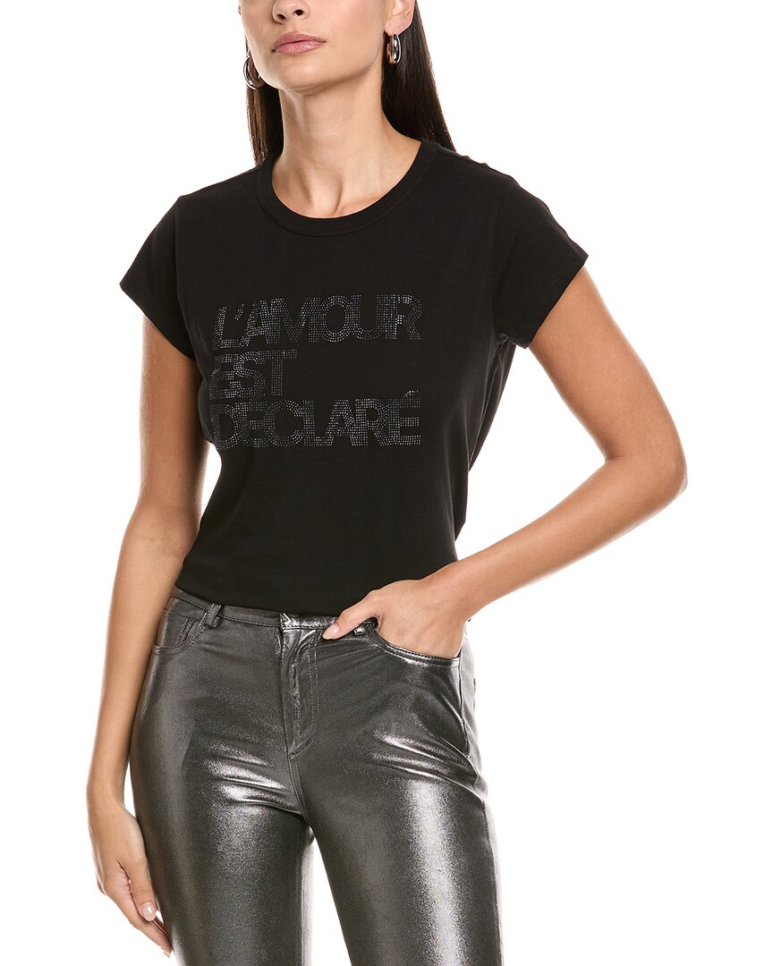 Zadig & Voltaire Woop Amour T-shirt In Black