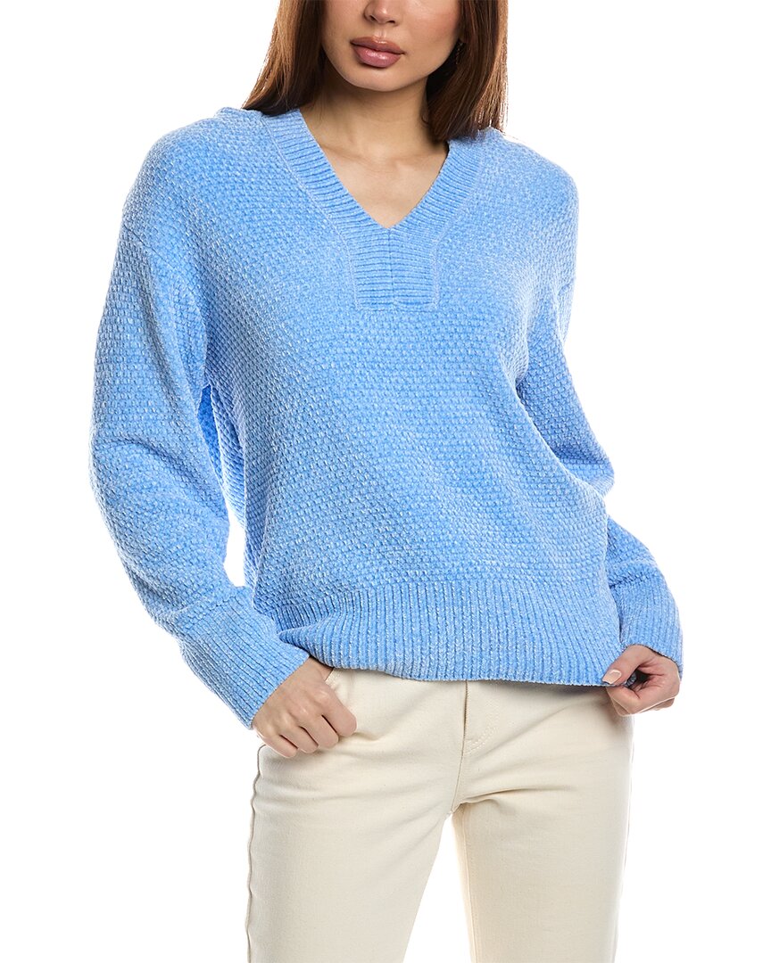 Tommy Bahama Island Luna Chenille Hoodie In Blue