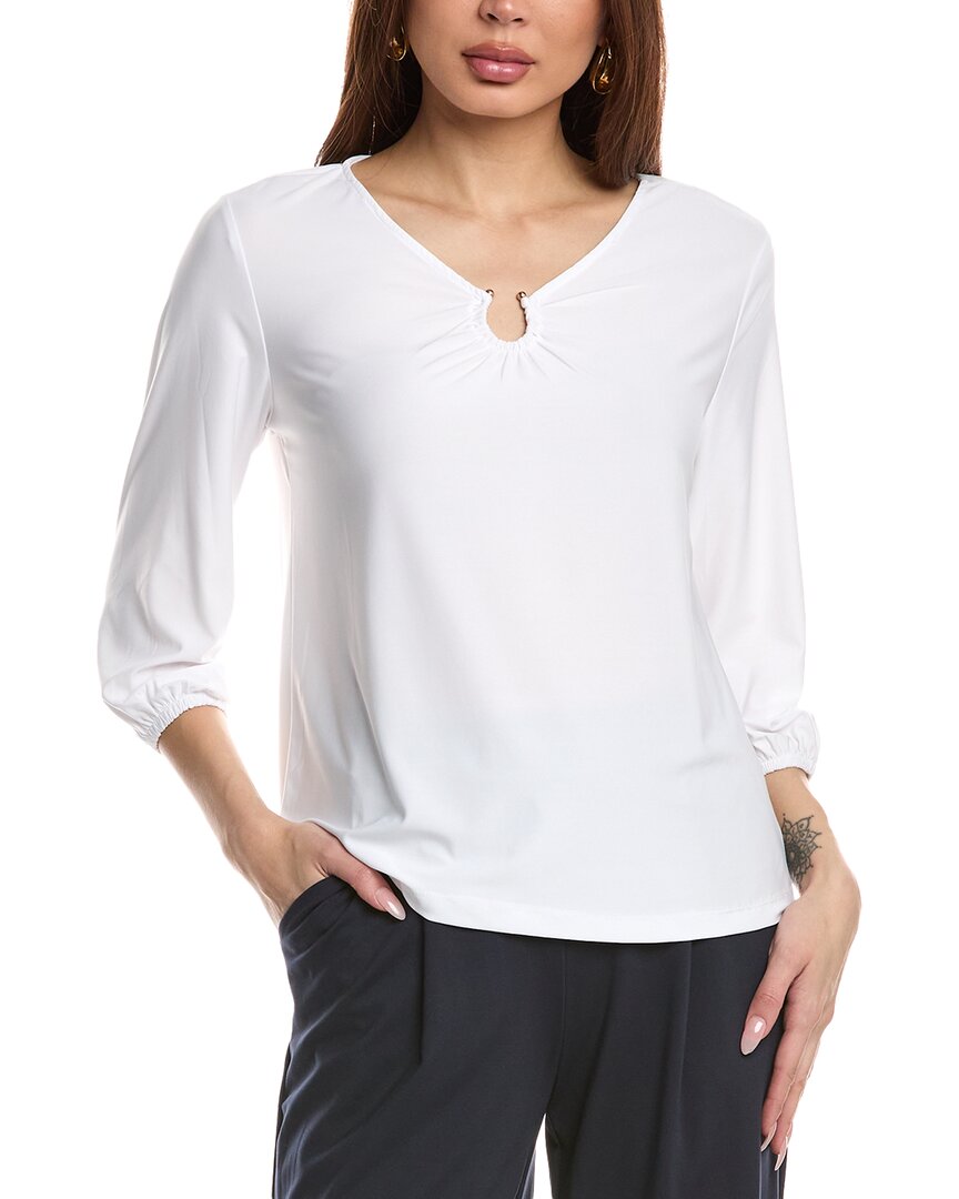 Zac & Rachel Miss Knit Top In White