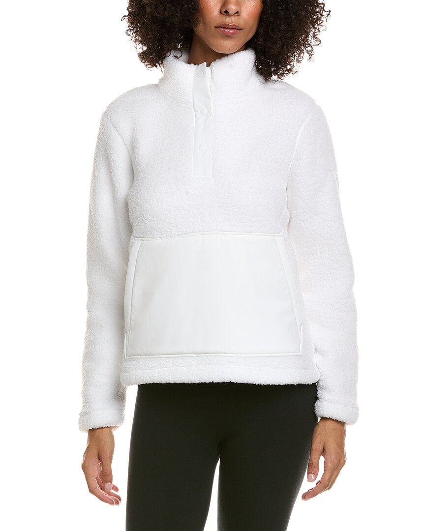 Spyder High Pile Fleece Jacket In Blue