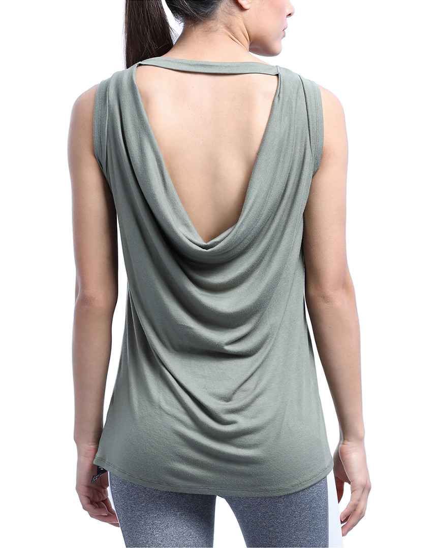 Image of Zobha Draped Back T-Shirt