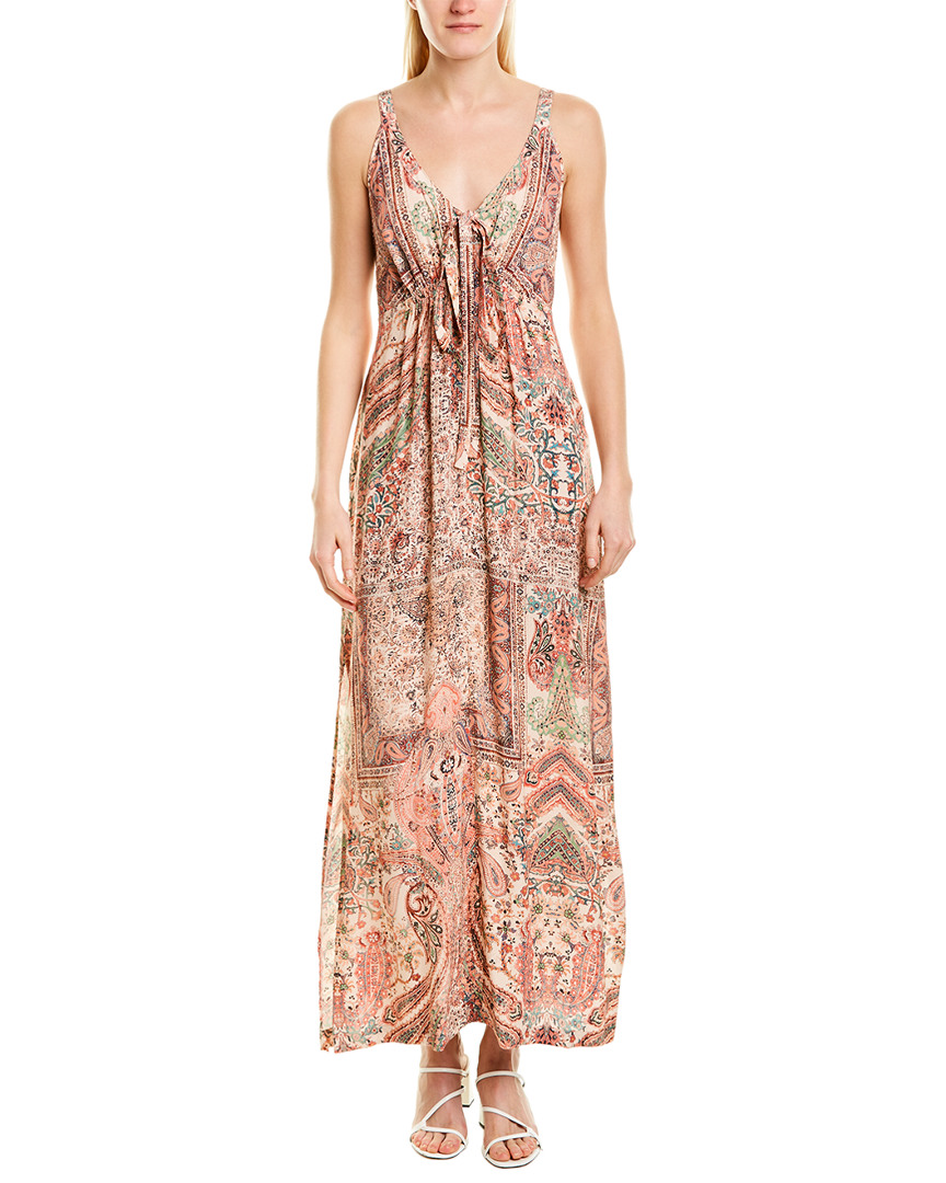 Image of FIFTEEN TWENTY Tie-Front Maxi Dress