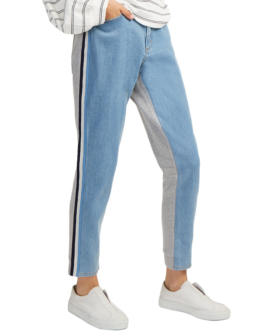 csg denim stripe jogger