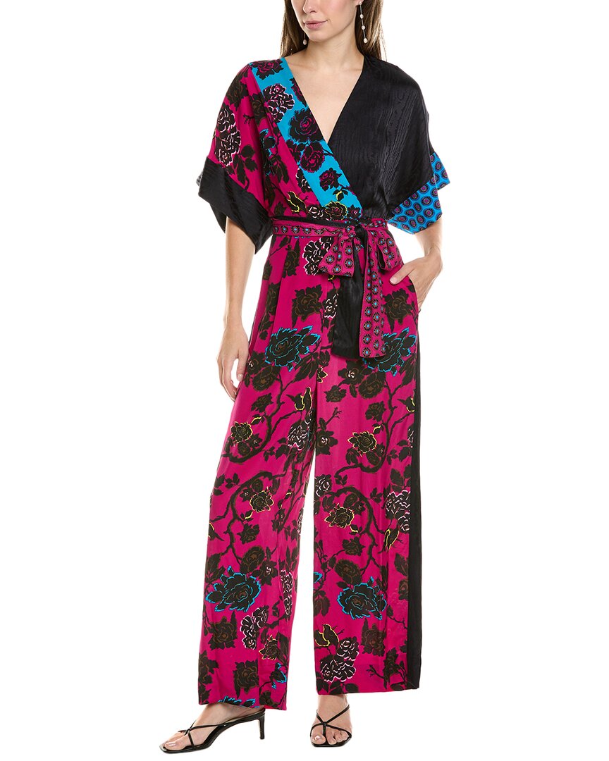 Diane Von Furstenberg Rinna Jumpsuit In Pink