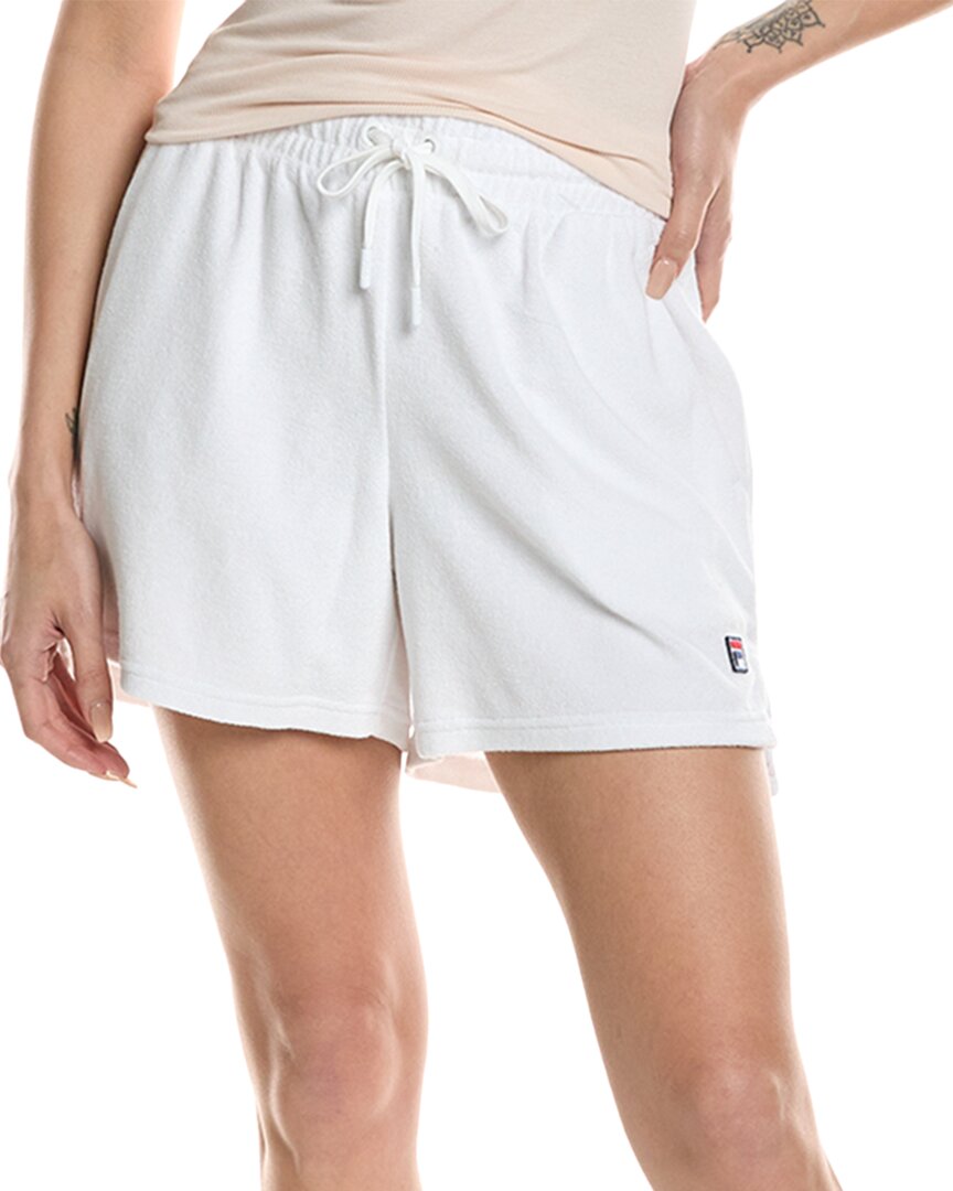 Fila Uneven Short In White